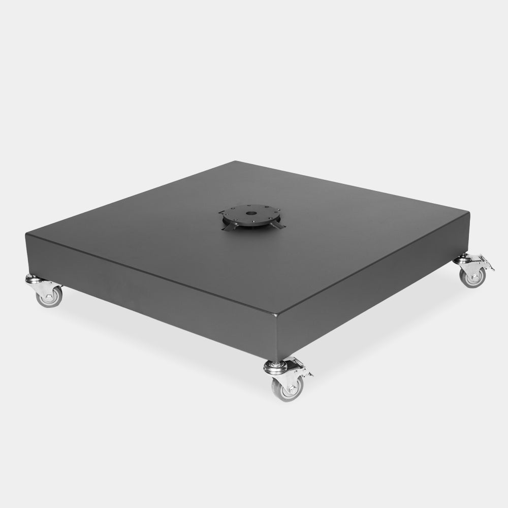 Set Ruedas Quitasol Acero Inoxidable