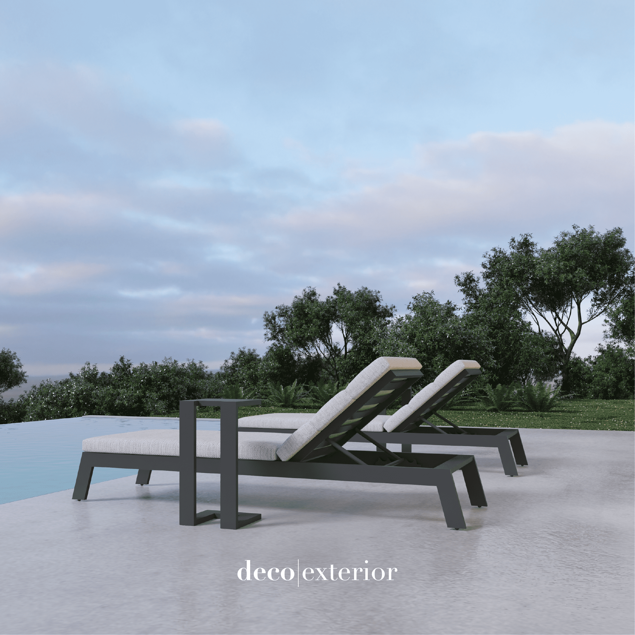 Pack 2 Reposeras Aluminio Vonnas