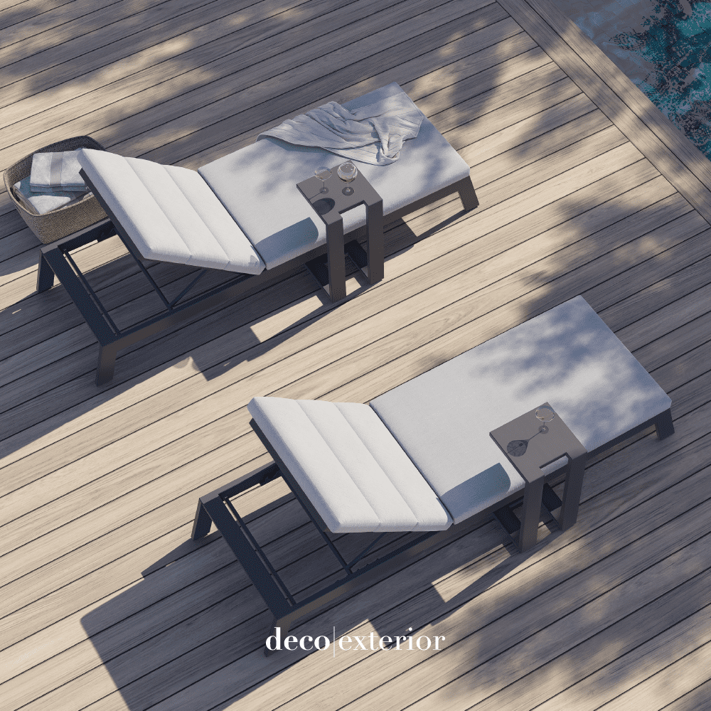 Pack 2 Reposeras Aluminio Vonnas