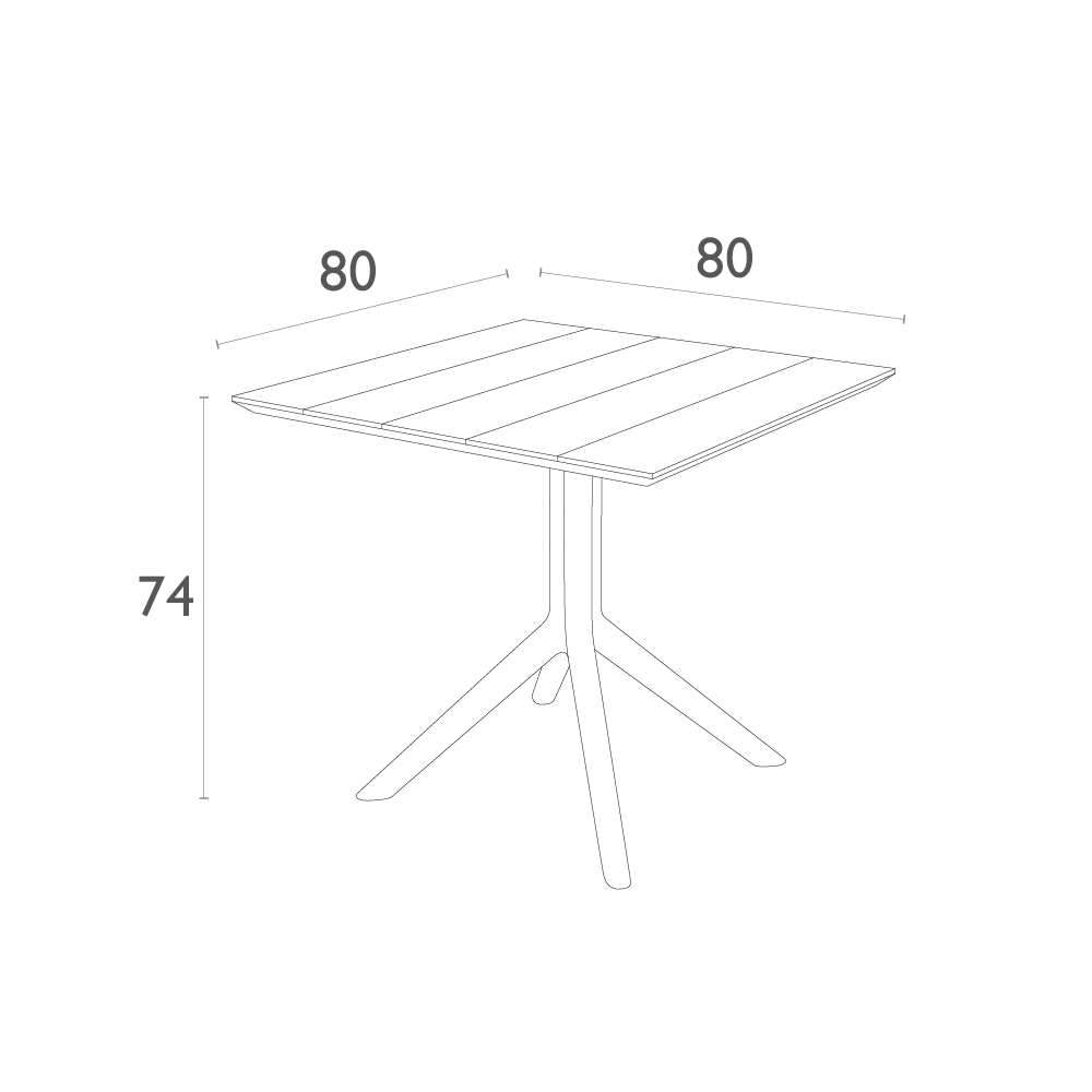 Mesa Paris 80