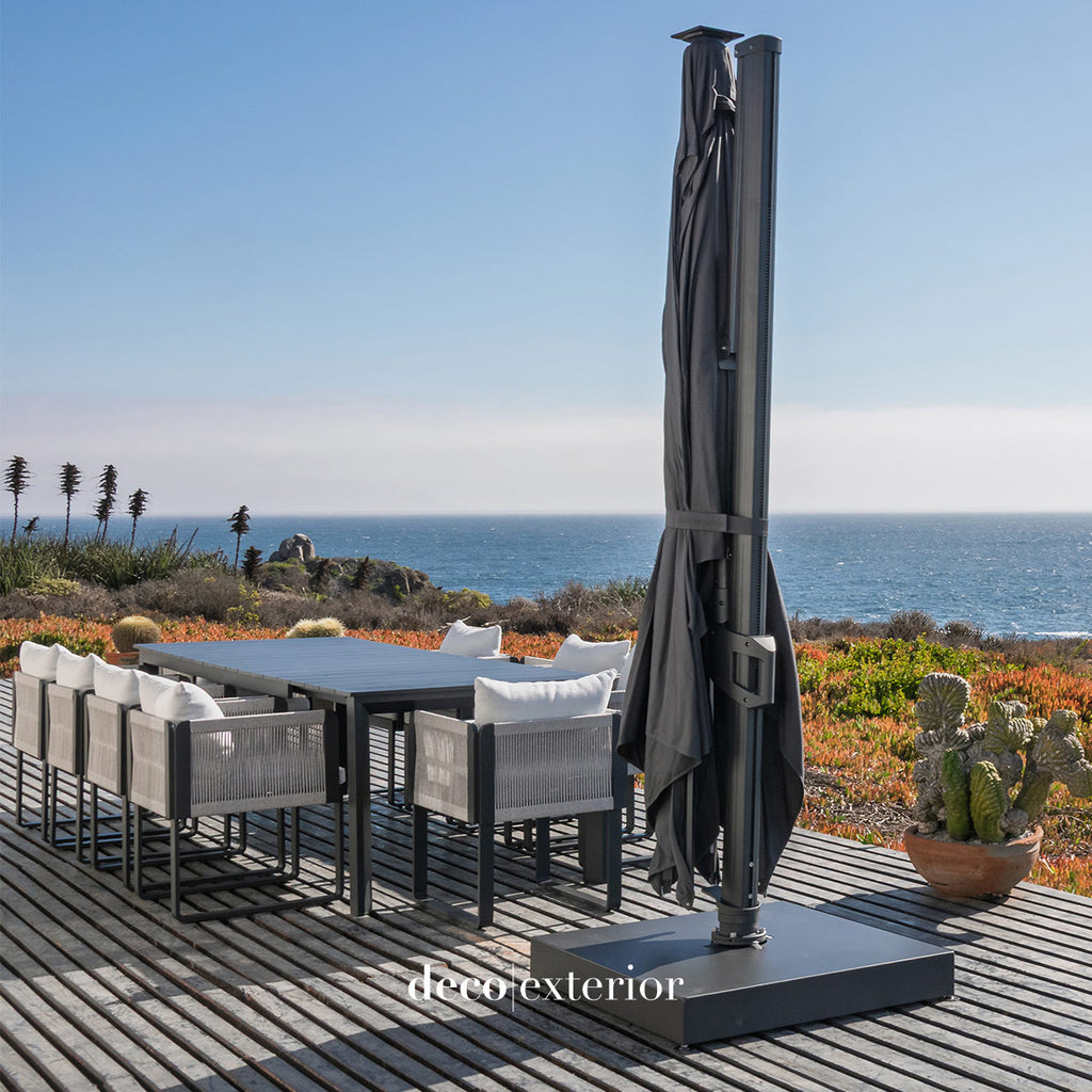 Quitasol Lateral Cassis 3x4 LED
